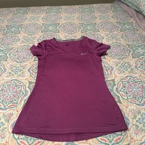 Nike Women's Short Sleeve Purple Tee